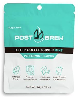 PostBrew Mints Xylitol Coffee Breath Freshener 30 Count