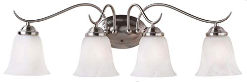 Exclusive Special Kenroy Home 90214BS Medusa Vanities, Medium, Brushed Steel