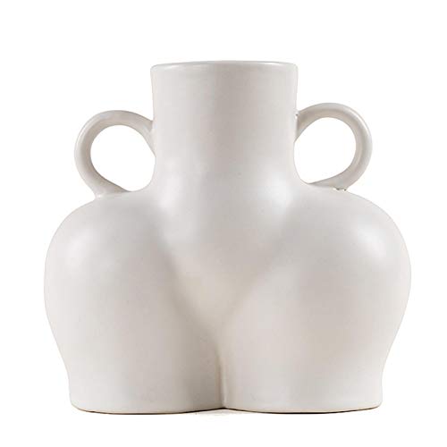 Hangarone Körper Blumenvase Körperform Vase, Minimalist kreativer Keramik Dekorative Blumenvase, Blumenarrangement Vase für Home Office Dekoration und Veranstaltungen Cover