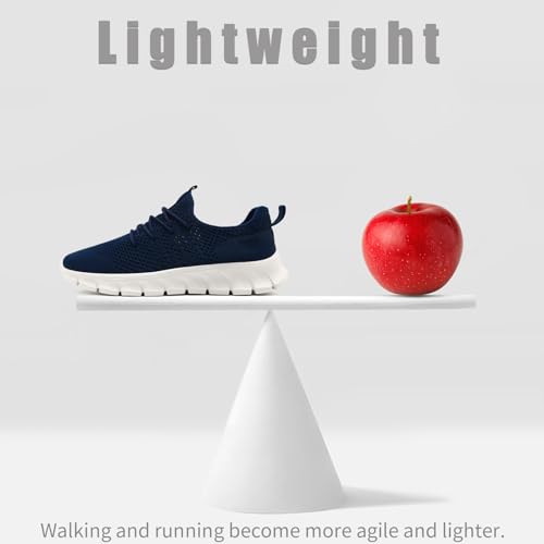 Image of Mens Running Shoes Slip On Tennis Walking Sneakers Workout Athletic Lightweight Casual Sport Shoes