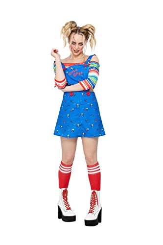 Smiffys 51613l - Disfraz Oficial De Chucky, Para Mujer, Multicolor, Talla L Del Reino Unido 16-18 Smiffys 51613l - Disfraz Oficial De Chucky, Para Mujer, Multicolor, Talla L Del Reino Unido 16-18