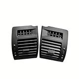 SHSMDM Car Console Panel A/C Vent Outlet for Toyota for Land for Cruiser for Prado 150 LC150 2010-2018 Air Conditioning Outlet Vent AC Griille Left Right Side 2-Pack(Black)(Black)