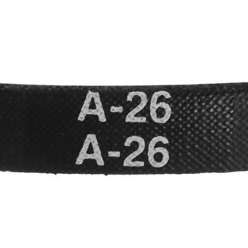 Image of uxcell 4pcs A26 or 4L280 Classic Wrapped Rubber V-Belt, 26 inch(650mm) Inside Circumference, A Profile V Belt