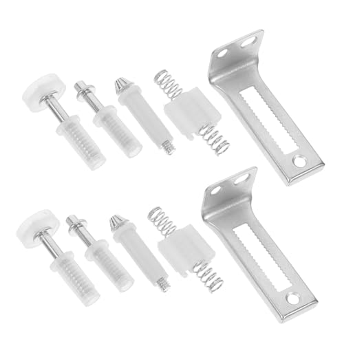 Zerodeko 1 set Kit de herrajes para puerta bifold con pivotes superiores para reemplazo de puerta de clóset miniatura 1