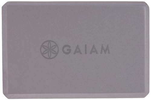 Image of Gaiam Yoga Block - Supportive Latex-Free Eva Foam - Soft Non-Slip Surface with Beveled Edges for Yoga,Pilates,Meditation -Yoga Accessories for Stability,Balance,Deepen Stretches,(Pack of 12)