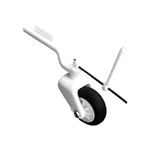 Materiale: nylon BliliDIY Carrello Di Atterraggio In Nylon Micro Sterzante 25Mm Per Piccolo Aereo Posteriore Rc A Tre Punti
