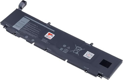 T6 Power Batterie Li-pol pour ordinateur portable Dell Precision 5750, 5760, 5770, XPS 9700, 9710, 9720, 9730, 8500 mAh, 97 Wh, 6 cellules