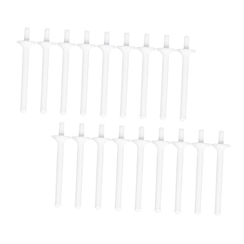 Beatifufu Men's Nose Wax Sticks 60pcs Disposable Plastic Wax Wand No Burrs for Brow Waxing