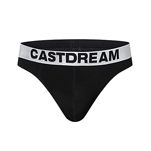 Men's Thongs Underwear Soft and Breathable Comfort G-strings Bulge Enhanced Low Rise Sexy T-Back Undie