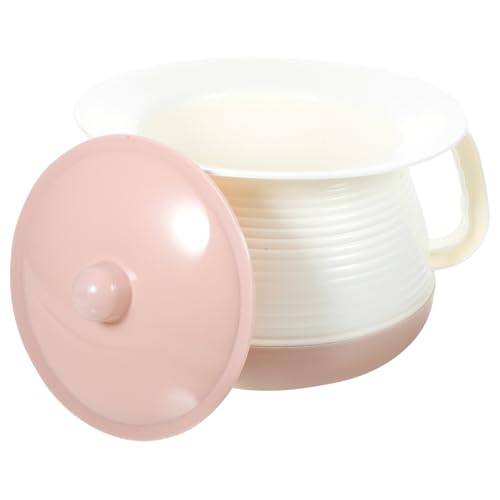 ARTSEWPLY 便器 小便器 便座付きプラスチック製厚型成人用尿器 ハンドル付き滑り止めベース 安定設計 長使用向け衛生管理 家庭及び現場用