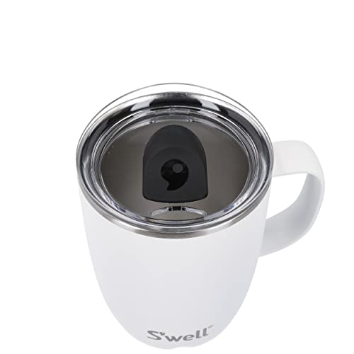 S'well Mug with Handle, Moonstone, 350ml. Vacuum Insulated Stainless Steel Travel Mug with Handle - Image 3