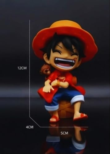 Image of Premium Action Figures Collectible for Office Desk, Study Table, Car Dashboard, Decoration for Anime Lovers, Fans, Kids, Collectors (Luffy Laughing 12cm)