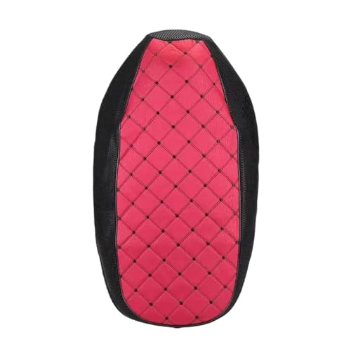 Funda de asiento para motocicleta y scooter en cuero transpirable negro