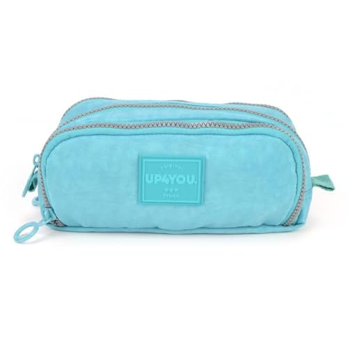 Estojo Triplo Crinkle Turquesa Up4You - Luxcel 2023