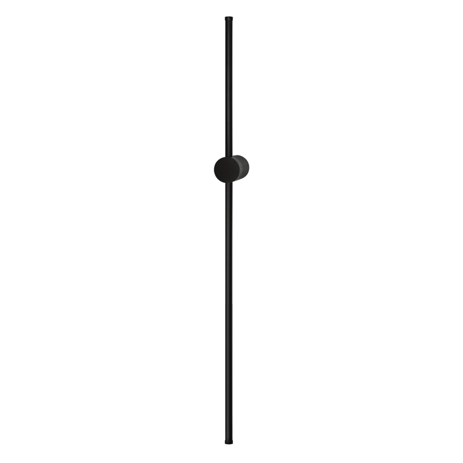 ZMH Lampada da parete a LED per interni - Lampada da corridoio nera lunga 100 cm, design moderno, lampada da camera da letto, bianco caldo 3000K, lampada da cucina per corridoio, letto