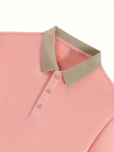 Image of TAGAS Mens Polo T-Shirt || Men's Color Block Polo Tshirt | Short Sleeve Casual Pullover with Collar |Casual Wear for Men | Mens Regular FIT T-Shirts