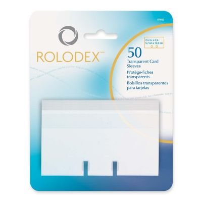 Rolodex Rolodex transparent v-file Karte Displayschutzfolie Cover