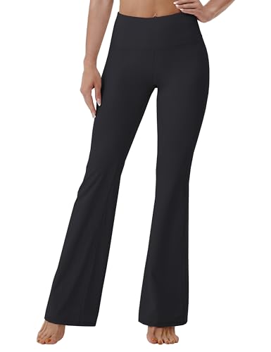 Image of BUBBLELIME 29 inch /31 inch /33 inch /35 inch /37 inch 3 Styles Women's High Waist Bootcut Yoga Pants Basic /Side Pockets Tummy Control Workout Flared