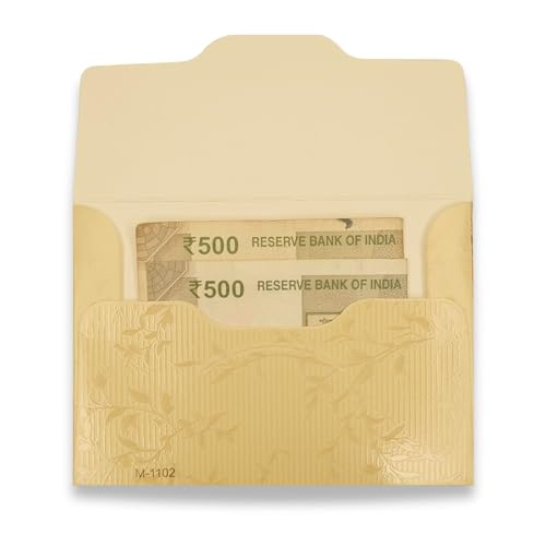 Image of Fonsie cash shagun Pocket small size (4.53 * 3.35 inches) fancy design envelopes pack of 30 for gifting money on wedding gift, baby shower gift, shagun, family gatherings, Mor pankh.