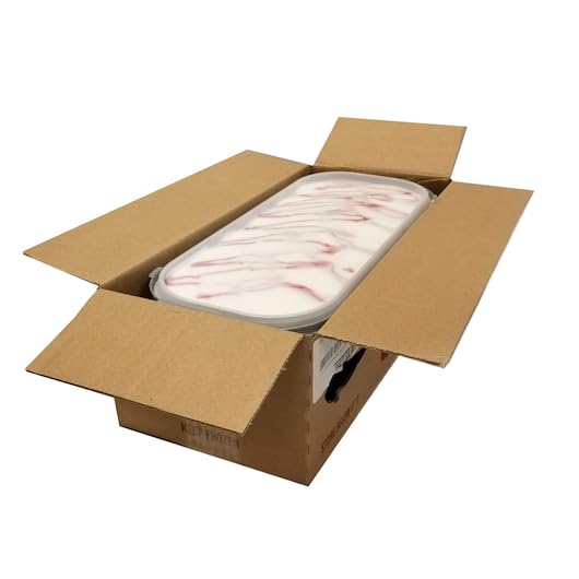 Image of G.S. Gelato Gelato Tub 5 Liter, Pack of 1 (White Chocolate Raspberry)