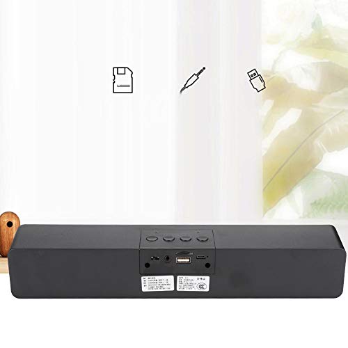 Caredy Alto-falante USB, auto-falante subwoofer mono de ferro com boro duplo, 2200 mAh vibradores de