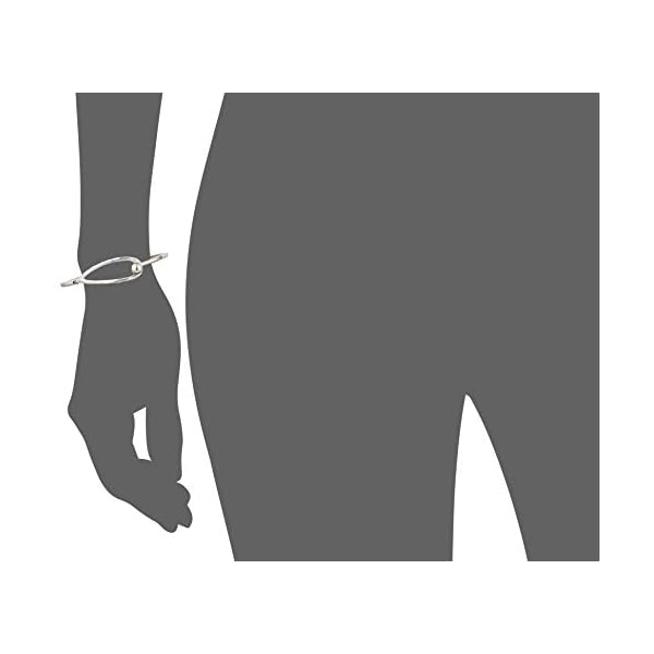 Lucky Brand Women's Modern Simple Life Silver Cuff Bracelet, One Size