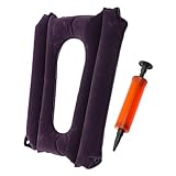 BELLIFFY Aufblasbares Anti dekubitus Sitzkissen für Rollstuhl Druckentlastung Leicht Langlebig Geeignet für Bettlägerige Senioren zu Hause und Unterwegs