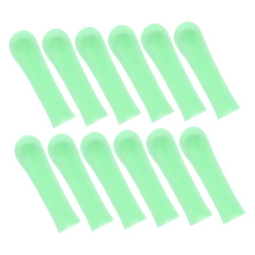 WRITWAA Pack Reusable Ear Cleaner Spoon Tip Sleeves Soft Silicone Ear Scoops Cover for Wax Removal Replacement for Supplies