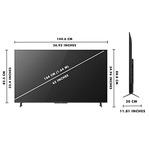 Image of TCL 163.9 (65 inches) 4K Ultra HD Certified Android Smart QLED TV 65C725 (Black)