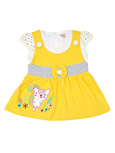 Image of NammaBaby Baby Girl's A-Line Mini Frock Dress (Pack of 1)
