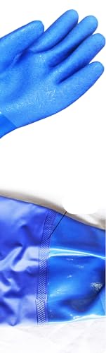 UK SELLER, Long Arm Pond Gloves, Waterproof Long Drain Gloves, Full Arm 70cm Rubber Elbow Glove Long Gutters - Image 4