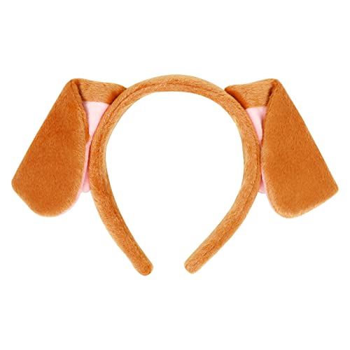 TENDYCOCO Cartoon Puppy Dog Ears Headband Cloth Hair Loop Role-Playing Prop for Kids Cosplay Party Accessory