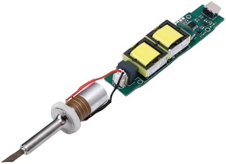 OPPWONG Ultrasonic Cutter Transducer, 30W 40KHz PCB Alloy Steel Acrylic Cutters Tool Cutting Tool Blade with Drive Module Replacement Part for Ultrasonic Cutter 3D Print Plastic