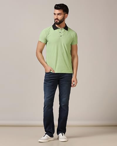 Image of TOPLOT Men's Regular Fit Polo T-Shirt