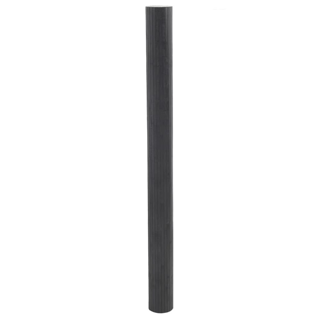 Paravent en Bambou Gris 600 cm x 165 cm, séparateur de pièce Naturel Enroulable pour Salon, Chambre ou Bureau, écran Large pour Bloquer la lumière, Tons Neutres.