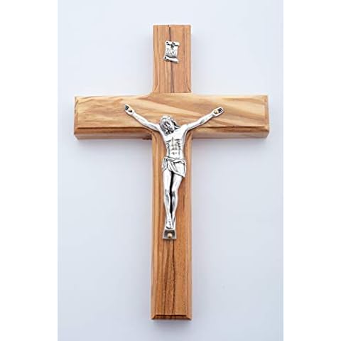 Olive Wood Gifts Shop Hand Made Olive Wood Latin/Catholic Cross Cover