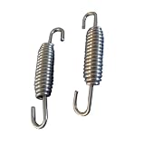 4 stück 55mm Auspuff Frühling Rohr Schalldämpfer Quellen Swivel 60mm Motorrad Zubehör