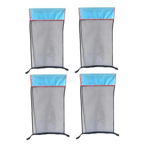 KOMBIUDA 4 Piezas Bolsa De Red Flotante Agua Juego Quinielas Estera Remando Inflables Neto Piscina De Flotación Flotar Flotadores De Hamaca De Piscina para Adultos Nadar Poliéster