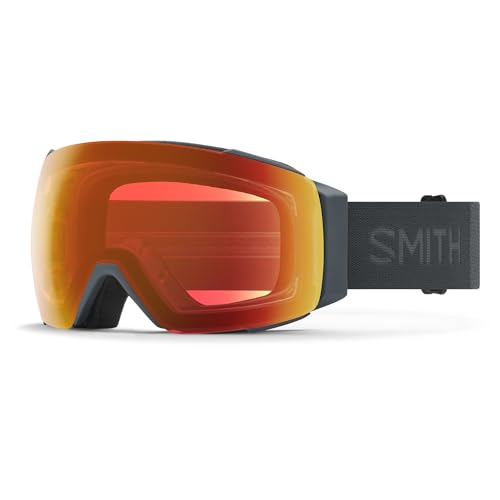 Masque ski Smith I/O Mag Slate pour une visibilité optimale par tous les temps