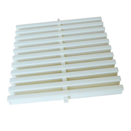 Grille de trop-plein piscine 18cm, couvercle drainage de tranchée et siphon de sol