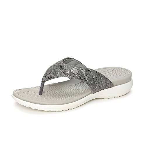 Image of Marc Loire Women's Comfortable Flip Flop Casual T-Strap Flats Slippers
