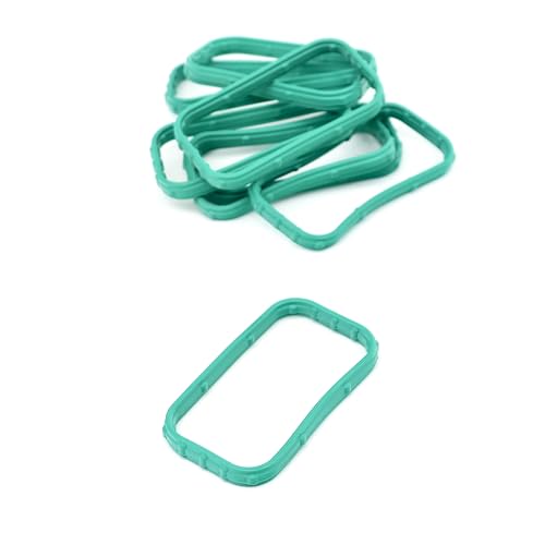 Image of Michigan Motorsports LS3 Intake Manifold Gasket Seals - Set of 8 - Fits GM 6.2L L99 L76 L77 Rectangle Port Engines - LS Intake Gasket Replacement MS19589