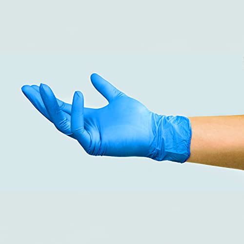 Meditrade® Nitril® BestGen® Nitrilhandschuhe in blau, Einweghandschuhe für den Medizinbereich oder Lebensmittel, Untersuchungshandschuhe, Einmalhandschuhe, latexfrei, DIN EN 455, 100 Stück, GröÃe XL – Bild 2