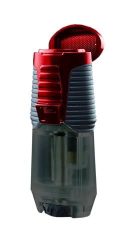 Encendedor para cigarros Jet-line Rubanno llama simple rojo miniatura 2