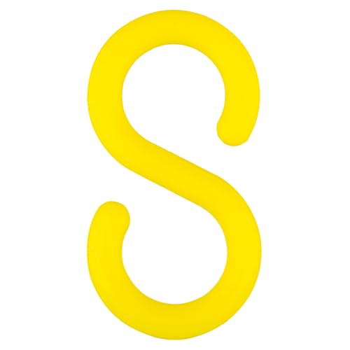 Mr. Chain S-Hook, 2-Inch, Yellow, Pack of 25 (50302-25)