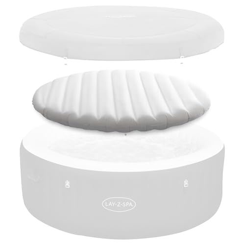 Bestway Lay-Z-SPA AirJet Aufblasbare Abdeckung für 180 cm Durchm. weiß Ersatz