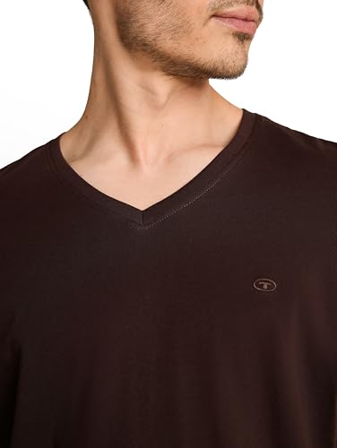 TOM TAILOR Herren Basic T-Shirt mit V-Ausschnitt – Ansicht 5
