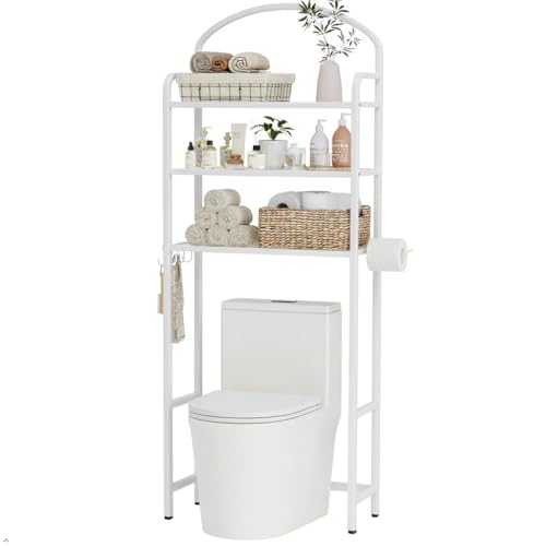 Cerlyunzan 3-Tier Over The Toilet Storage, Bathroom Organizer,...