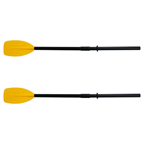 BESPORTBLE 1 Pair Reinforced Paddle Detachable Boat Rowing Oars Plastic Paddles French Style Boat Paddles Detachable Oars Kayak Paddles French Oars Boat Oars Heavy Duty Paddles Plastic Oars