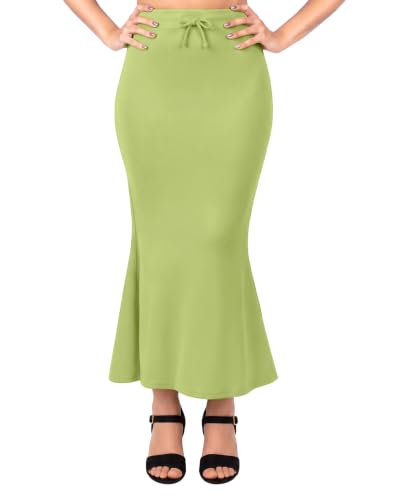 Image of Saree Shapewear Petticoat for Women, Stretchable Saree Shaper, Mermaid Fit Petticoat, 4-Way Stretch Saree Petticoat, Drawstring Waist